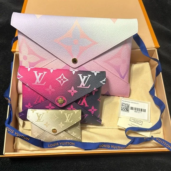 Louis Vuitton • RARE Midnight Sunrise Kirigami Limited Edition Trio NEW W/ TAGS - Picture 1 of 12